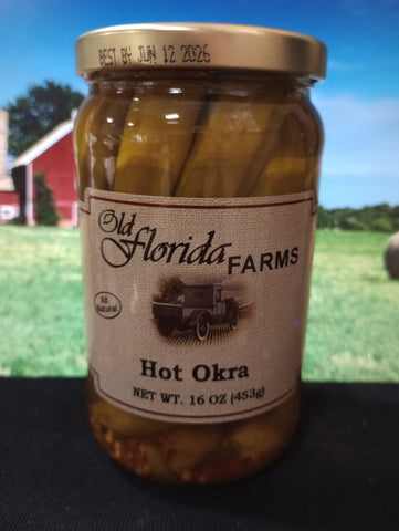 Hot Pickled Okra