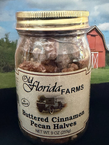 Buttered Cinnamon Pecan Halves